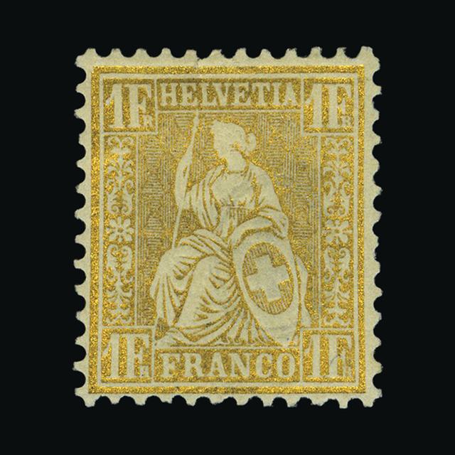 Lot 22071 - Switzerland 1864 -  UPA UPA Auction UPA 98