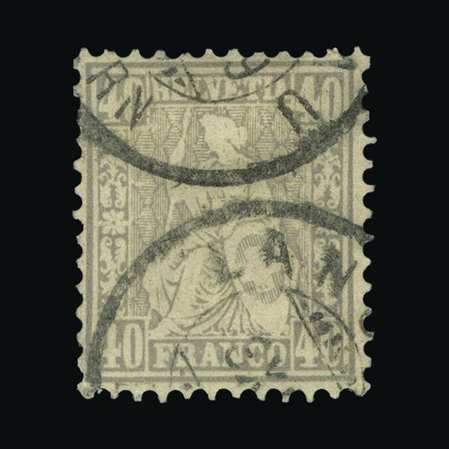 Lot 22076 - Switzerland 1878 -  UPA UPA Auction UPA 98