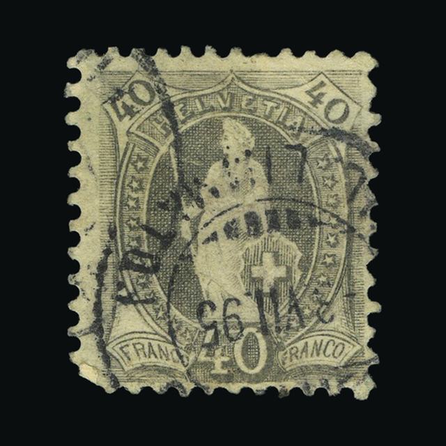 Lot 22088 - Switzerland 1882-1903 -  UPA UPA Auction UPA 98