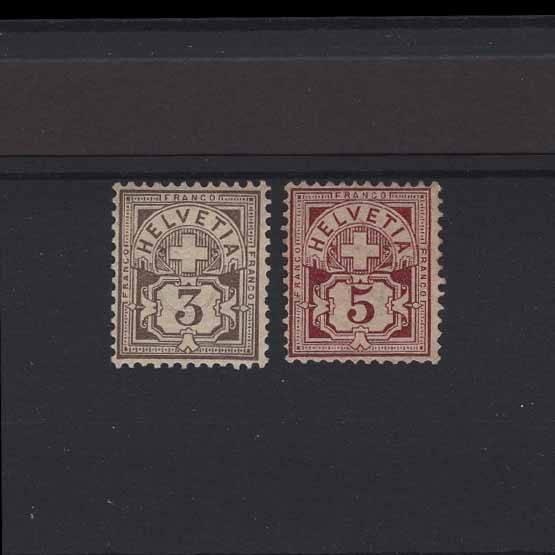 Lot 22091 - Switzerland 1882-93 -  UPA UPA Auction UPA 98