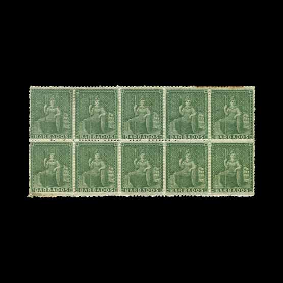 Lot 2214 - barbados 1861-70 -  UPA UPA Auction UPA 98