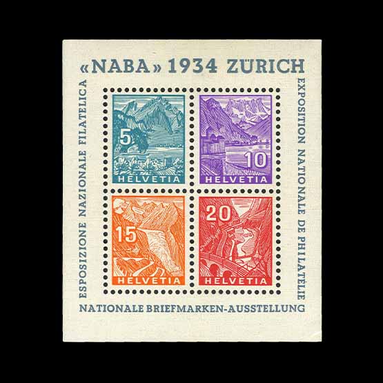 Lot 22141 - Switzerland 1934 -  UPA UPA Auction UPA 98
