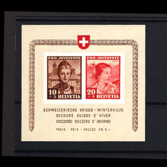 Lot 22149 - Switzerland 1941 -  UPA UPA Auction UPA 98