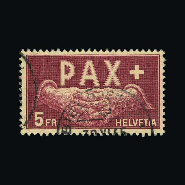 Lot 22152 - Switzerland 1945 -  UPA UPA Auction UPA 98