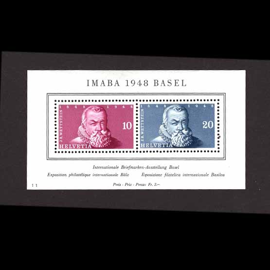 Lot 22167 - Switzerland 1948 -  UPA UPA Auction UPA 98