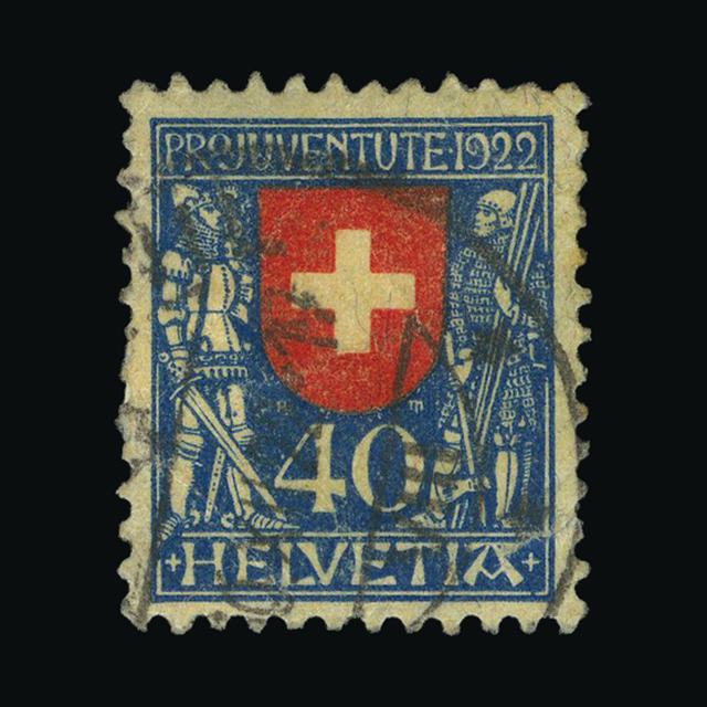 Lot 22196 - Switzerland - Pro Juventute 1922 - UPA UPA Auction UPA 98 Lot 22196 - Switzerland - Pro Juventute 1922 - UPA UPA Auction UPA 98