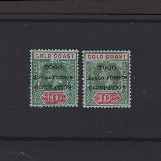 Lot 22236 - togo 1916-20 -  UPA UPA Auction UPA 98