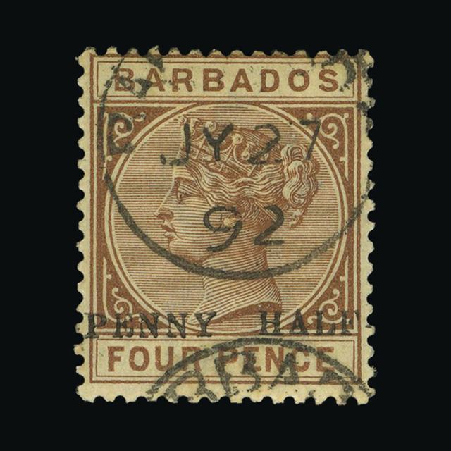 Lot 2243 - barbados 1892 -  UPA UPA Auction UPA 98