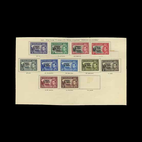 Lot 22439 - tristan da cunha 1952 -  UPA UPA Auction UPA 98