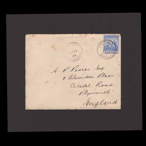 Lot 2253 - barbados 1894 -  UPA UPA Auction UPA 98