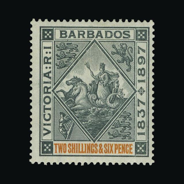 Lot 2257 - barbados 1897-98 -  UPA UPA Auction UPA 98