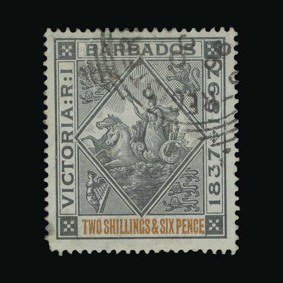 Lot 2258 - barbados 1897-98 -  UPA UPA Auction UPA 98