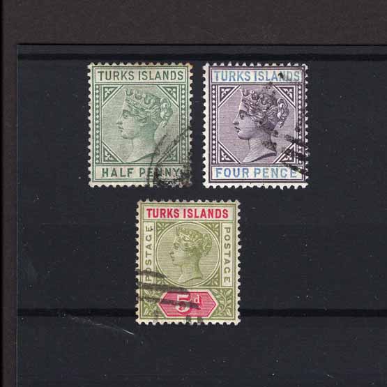 Lot 22587 - turks islands 1893-95 -  UPA UPA Auction UPA 98