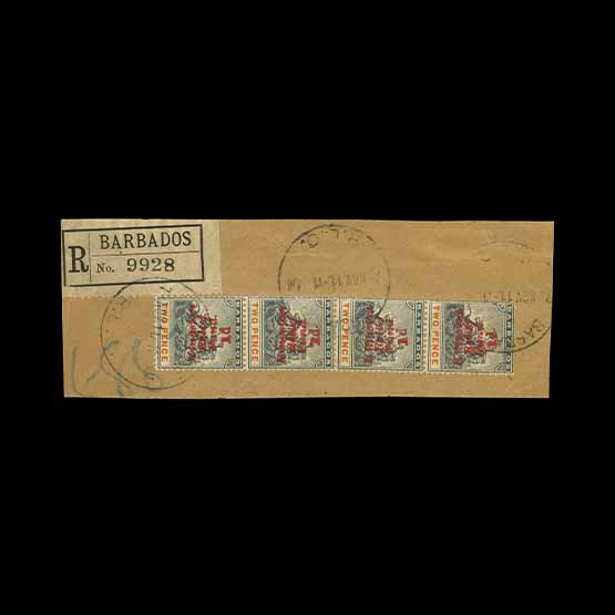 Lot 2281 - barbados 1907 -  UPA UPA Auction UPA 98