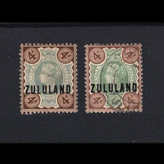Lot 22912 - zululand 1888-93 -  UPA UPA Auction UPA 98