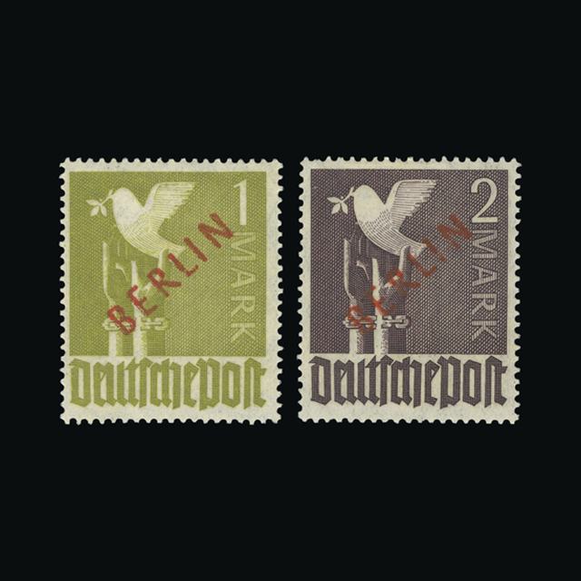 Lot 23058 - germany - west berlin 1949 -  UPA UPA Auction UPA 98