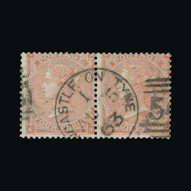 Lot 23073 - Great Britain - QV (surface printed) 1862-64 -  UPA UPA Auction UPA 98