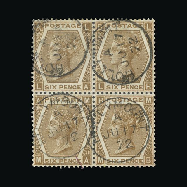 Lot 23170 - Great Britain - QV (surface printed) 1872-73 - UPA UPA Auction UPA 98 Lot 23170 - Great Britain - QV (surface printed) 1872-73 - UPA UPA Auction UPA 98