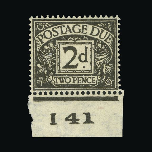 Lot 23354 - Great Britain - Postage Dues 1937-38 -  UPA UPA Auction UPA 98