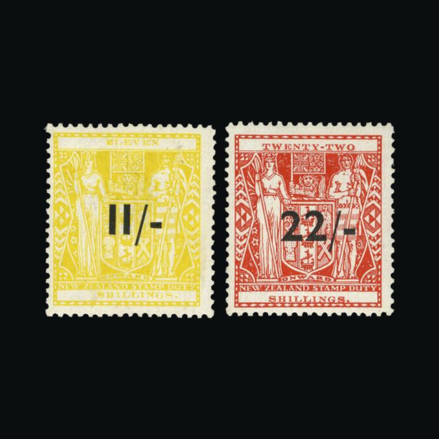 Lot 23516 - New Zealand - Postal Fiscals 1940-58 - UPA UPA Auction UPA 98 Lot 23516 - New Zealand - Postal Fiscals 1940-58 - UPA UPA Auction UPA 98