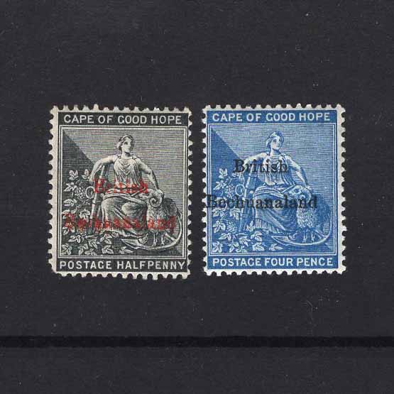Lot 2481 - bechuanaland 1885 -  UPA UPA Auction UPA 98