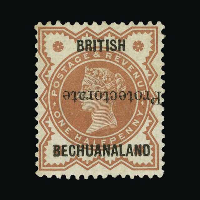 Lot 2504 - bechuanaland 1890 -  UPA UPA Auction UPA 98