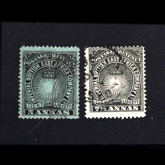 Lot 3357 - british east africa 1895 -  UPA UPA Auction UPA 98