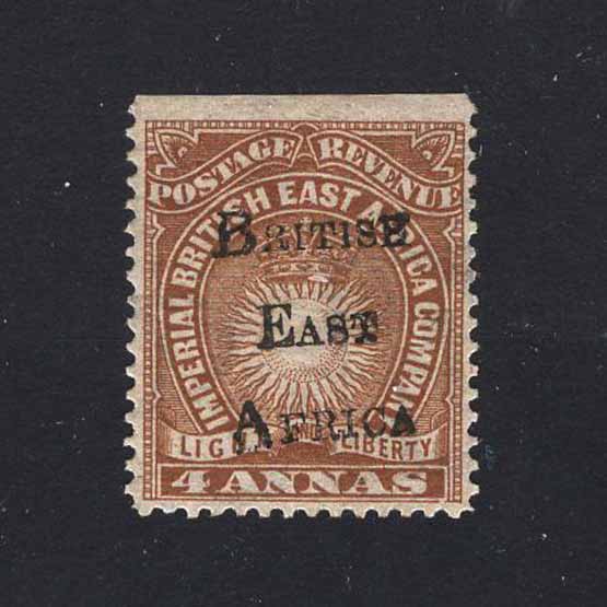 Lot 3360 - british east africa 1895 -  UPA UPA Auction UPA 98