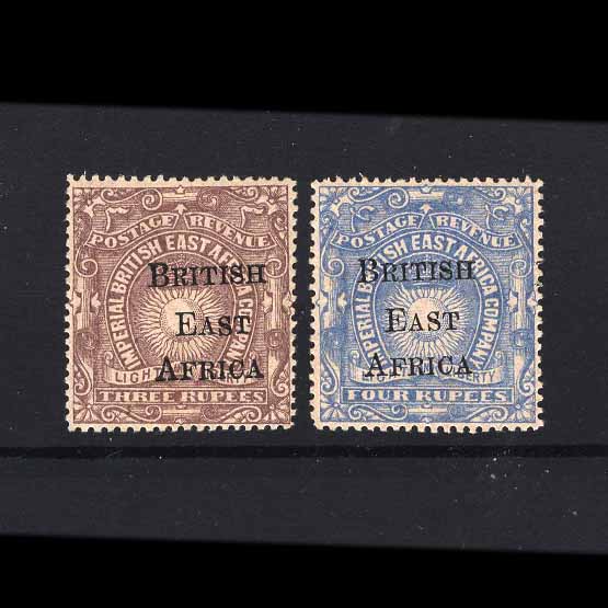 Lot 3364 - british east africa 1895 -  UPA UPA Auction UPA 98