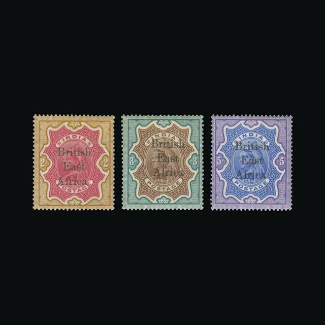 Lot 3368 - british east africa 1895-96 -  UPA UPA Auction UPA 98