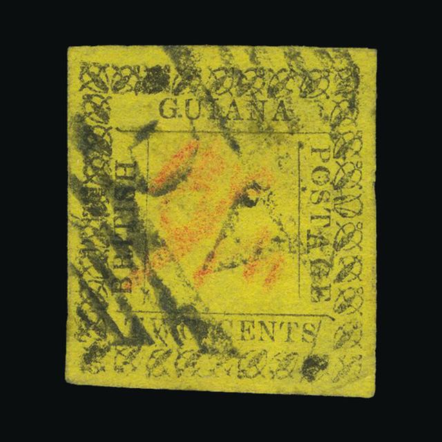 Lot 3412 - british guiana 1862 -  UPA UPA Auction UPA 98