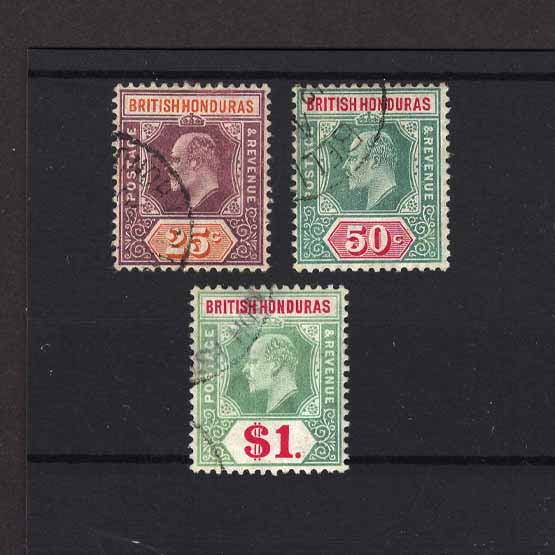 Lot 3522 - british honduras 1904-07 - UPA UPA Auction UPA 98 Lot 3522 - british honduras 1904-07 - UPA UPA Auction UPA 98