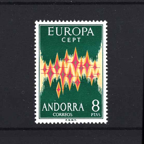 Lot 353 - Andorra - Spanish Post Offices 1972 - UPA UPA Auction UPA 98 Lot 353 - Andorra - Spanish Post Offices 1972 - UPA UPA Auction UPA 98