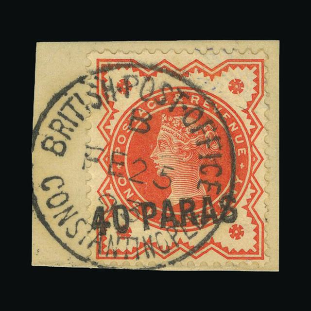 Lot 3630 - british levant 1893 -  UPA UPA Auction UPA 98