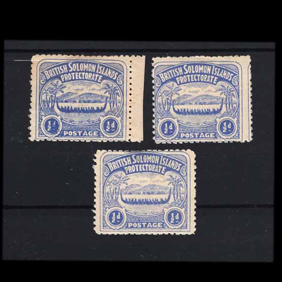 Lot 3795 - british solomon islands 1907 -  UPA UPA Auction UPA 98