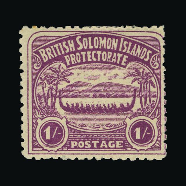 Lot 3813 - british solomon islands 1907 -  UPA UPA Auction UPA 98