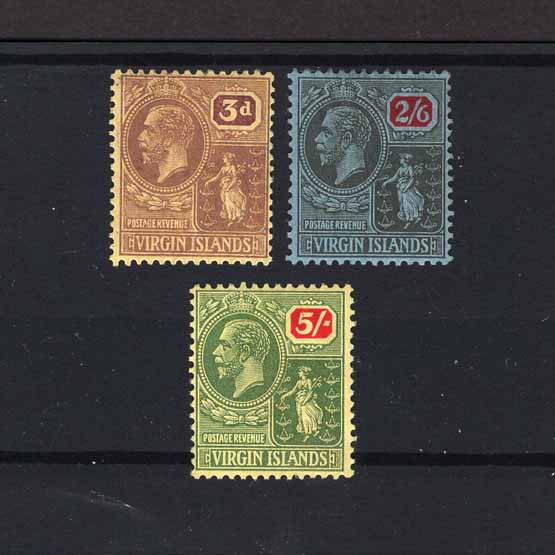Lot 3905 - british virgin islands 1922-28 -  UPA UPA Auction UPA 98