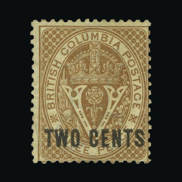 Lot 4596 - Canada - British Columbia and Vancouver Island 1868-71 -  UPA UPA Auction UPA 98
