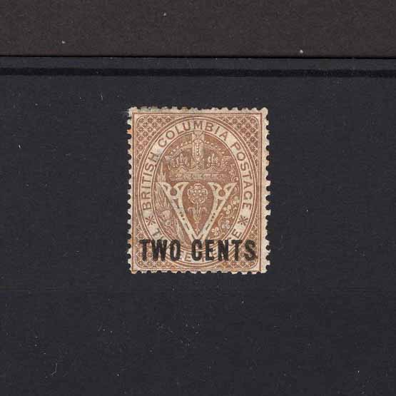 Lot 4598 - Canada - British Columbia and Vancouver Island 1868-71 -  UPA UPA Auction UPA 98