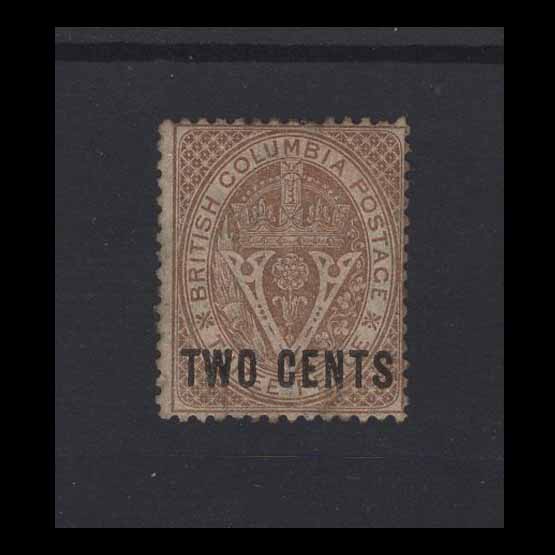 Lot 4599 - Canada - British Columbia and Vancouver Island 1868-71 -  UPA UPA Auction UPA 98