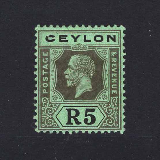 Lot 4866 - Ceylon 1912-25 - UPA UPA Auction UPA 98 Lot 4866 - Ceylon 1912-25 - UPA UPA Auction UPA 98