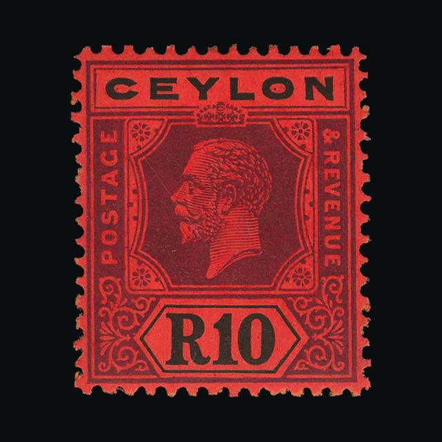 Lot 4873 - Ceylon 1912-25 - UPA UPA Auction UPA 98 Lot 4873 - Ceylon 1912-25 - UPA UPA Auction UPA 98