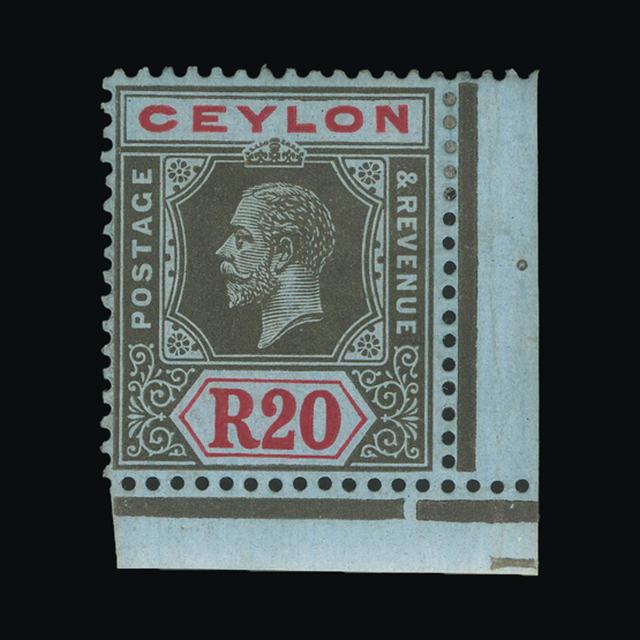 Lot 4878 - Ceylon 1912-25 - UPA UPA Auction UPA 98 Lot 4878 - Ceylon 1912-25 - UPA UPA Auction UPA 98