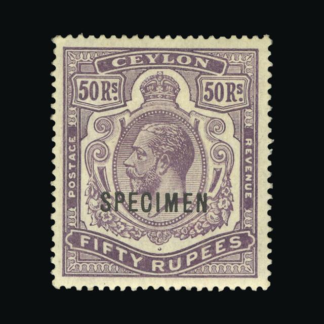 Lot 4884 - Ceylon 1912-25 - UPA UPA Auction UPA 98 Lot 4884 - Ceylon 1912-25 - UPA UPA Auction UPA 98