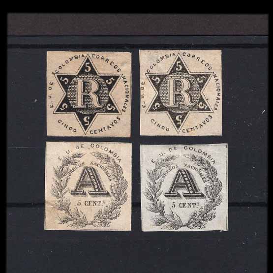 Lot 5065 - Colombia 1865 - UPA UPA Auction UPA 98 Lot 5065 - Colombia 1865 - UPA UPA Auction UPA 98