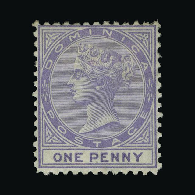 Lot 5737 - dominica 1874 -  UPA UPA Auction UPA 98