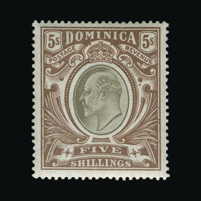Lot 5758 - dominica 1903-07 -  UPA UPA Auction UPA 98