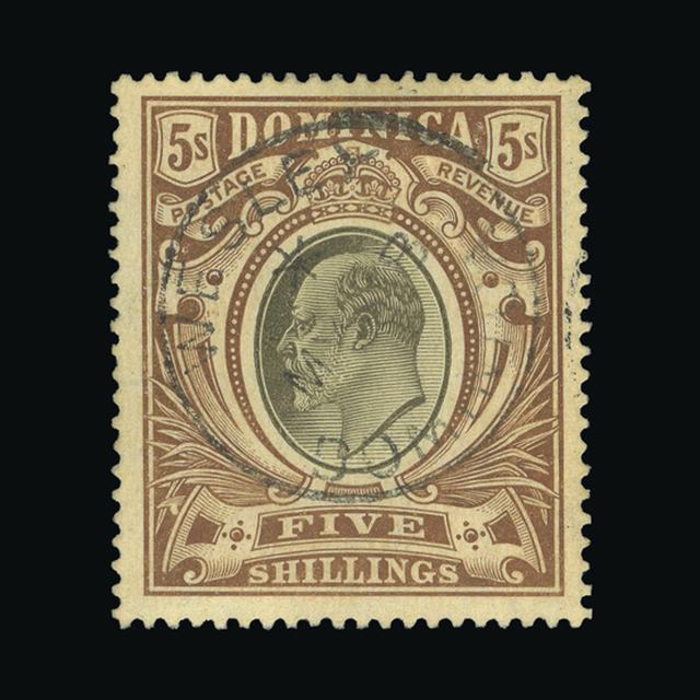 Lot 5760 - dominica 1907-08 - UPA UPA Auction UPA 98 Lot 5760 - dominica 1907-08 - UPA UPA Auction UPA 98