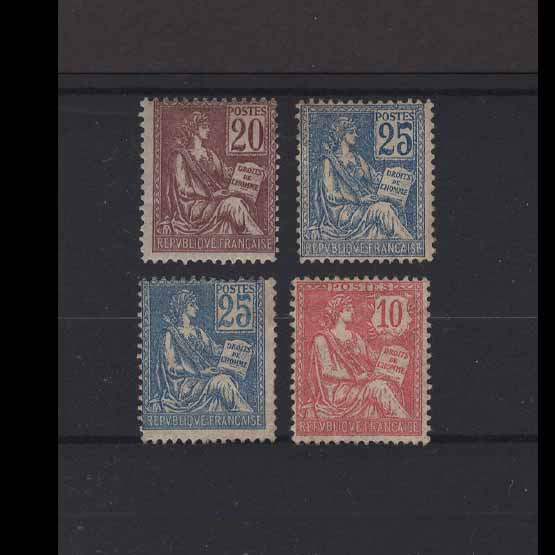 Lot 7592 - France 1900-02 -  UPA UPA Auction UPA 98