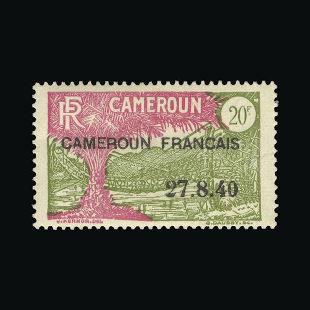 Lot 8163 - France - Colonies - Cameroun 1940 -  UPA UPA Auction UPA 98